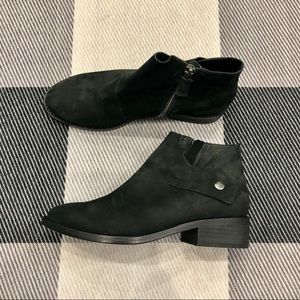 Eileen Fisher Nubuck Leather Ankle Boots 6.5 New